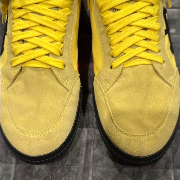 Off-White Size 46 / 13 Yellow Men's Low top Vulcanized Sneakers - Picture 9 of 16